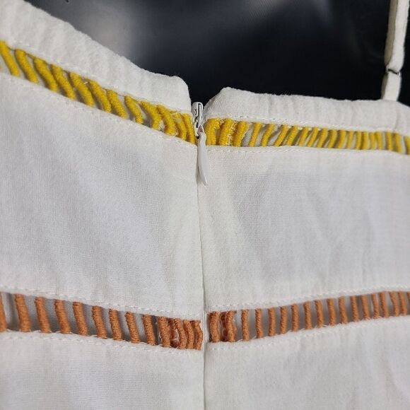 NWT Over Kleshas Rainbow Ladder Trim Dress - Picture 7 of 9